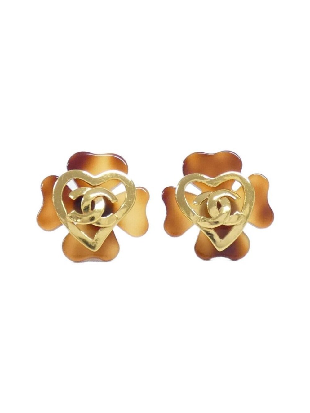 Chanel Vintage Earrings Gold